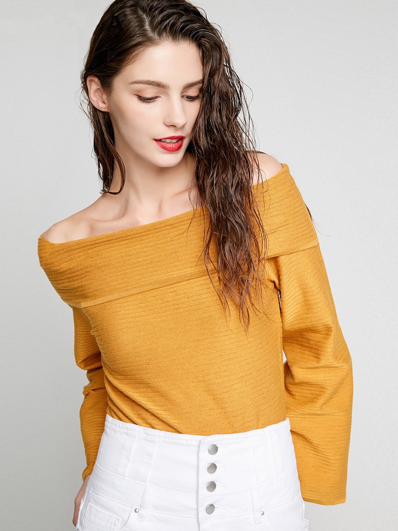 Свитры и кардиганы Vero Moda модель 317324537F09_гірчичний Фото