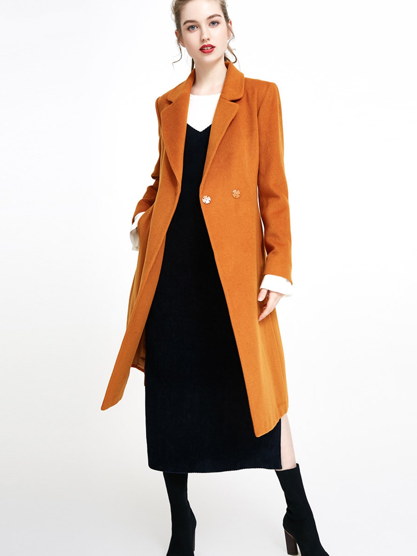 Пальто и плащи Vero Moda модель 317427503F11_гірчичний Фото