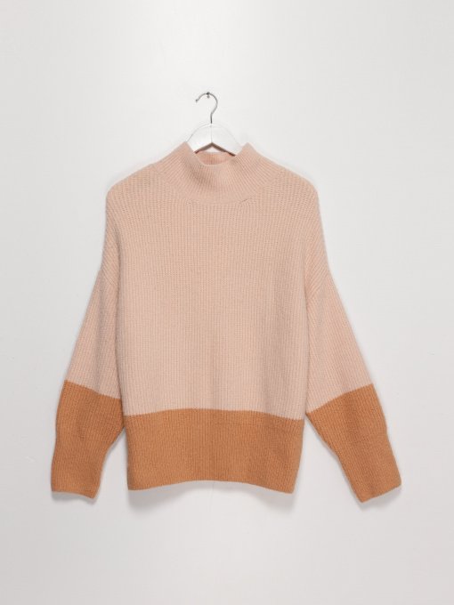Свитры и кардиганы Vero Moda модель 318413536C13_с.рожевий з бежевим Фото