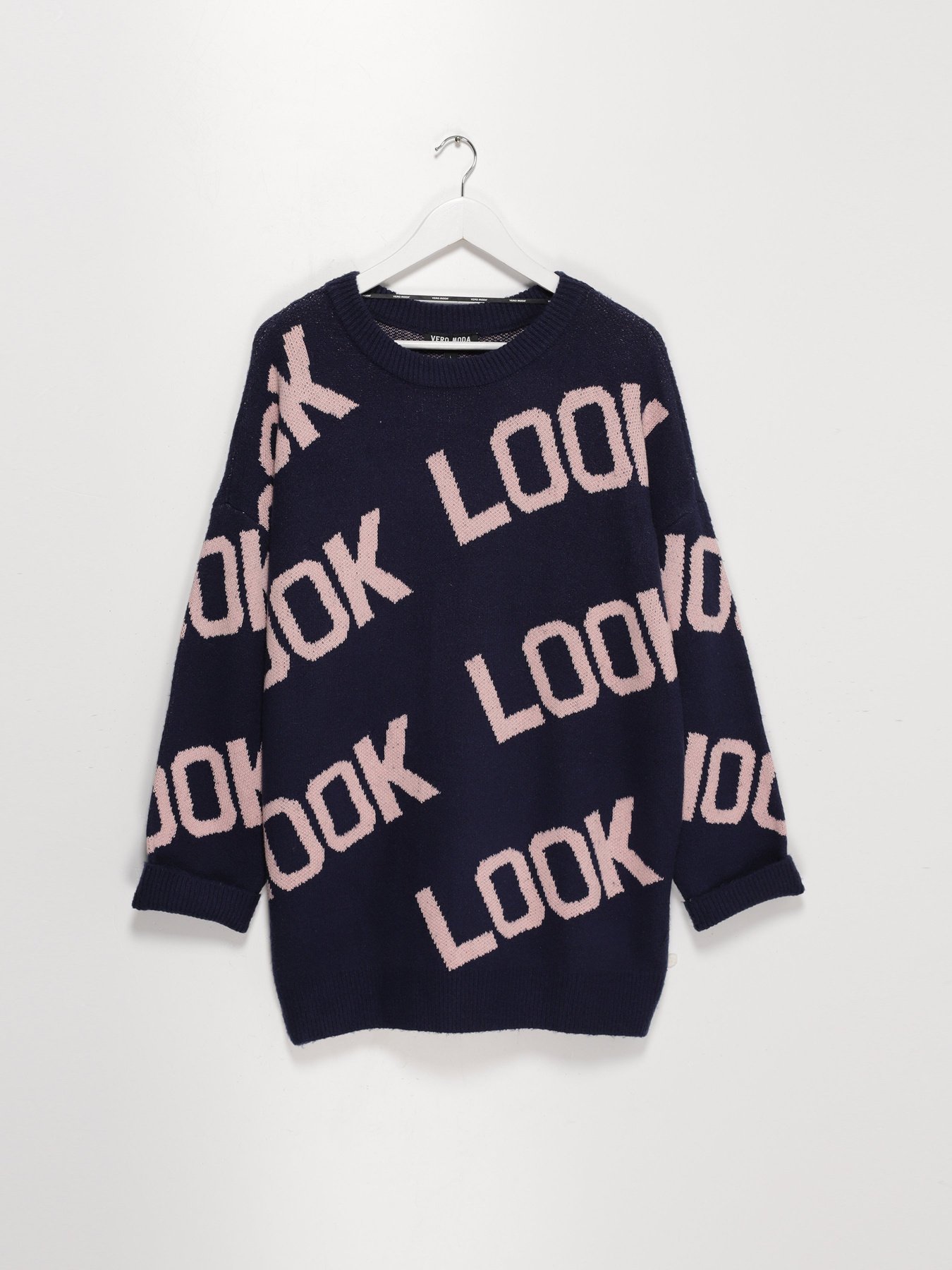 Свитры и кардиганы Vero Moda модель 318413566E39_т.синій з с.рожевим Фото