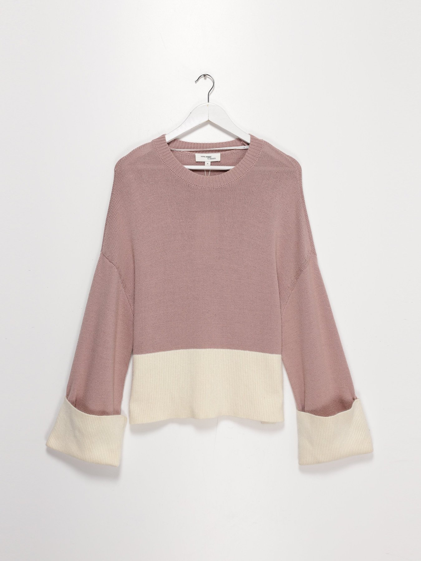 Светри та кардигани Vero Moda модель 318413578C15_с.бузковий з кремовим Светри та кардигани Vero Moda модель 318413578C15_с.бузковий з кремовим Фото