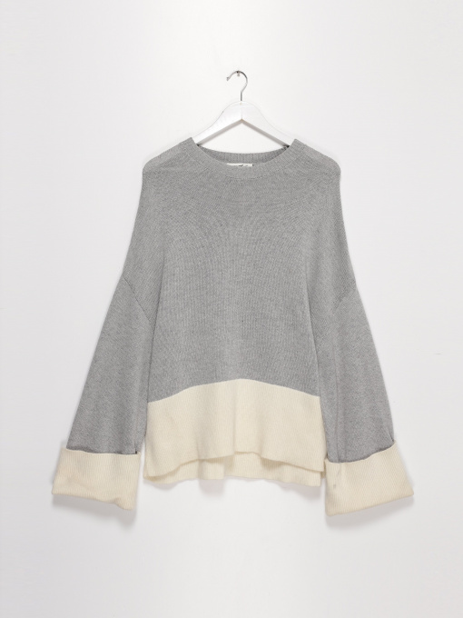 Свитры и кардиганы Vero Moda модель 318413578S59_сірий з кремовим Фото