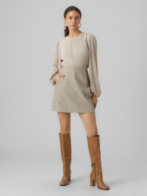 Спідниці Vero Moda модель 10253954_Dark Grey Melange Фото