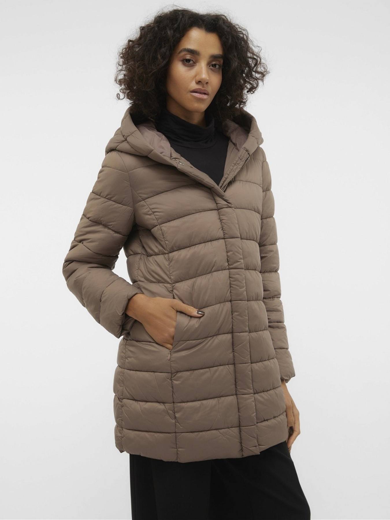 Куртки та дублянки Vero Moda модель 10291052_Brown Lentil Фото