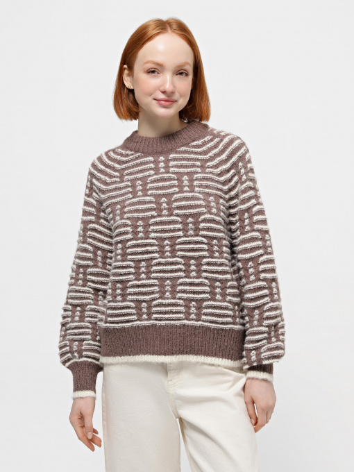 Свитры и кардиганы Vero Moda модель 10294698_Brown Lentil Фото