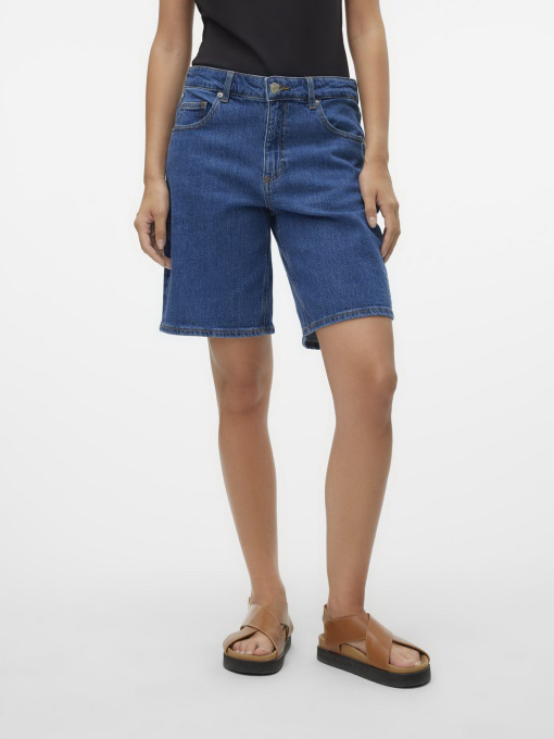 Шорты Vero Moda модель 10307636_Medium Blue Denim Фото