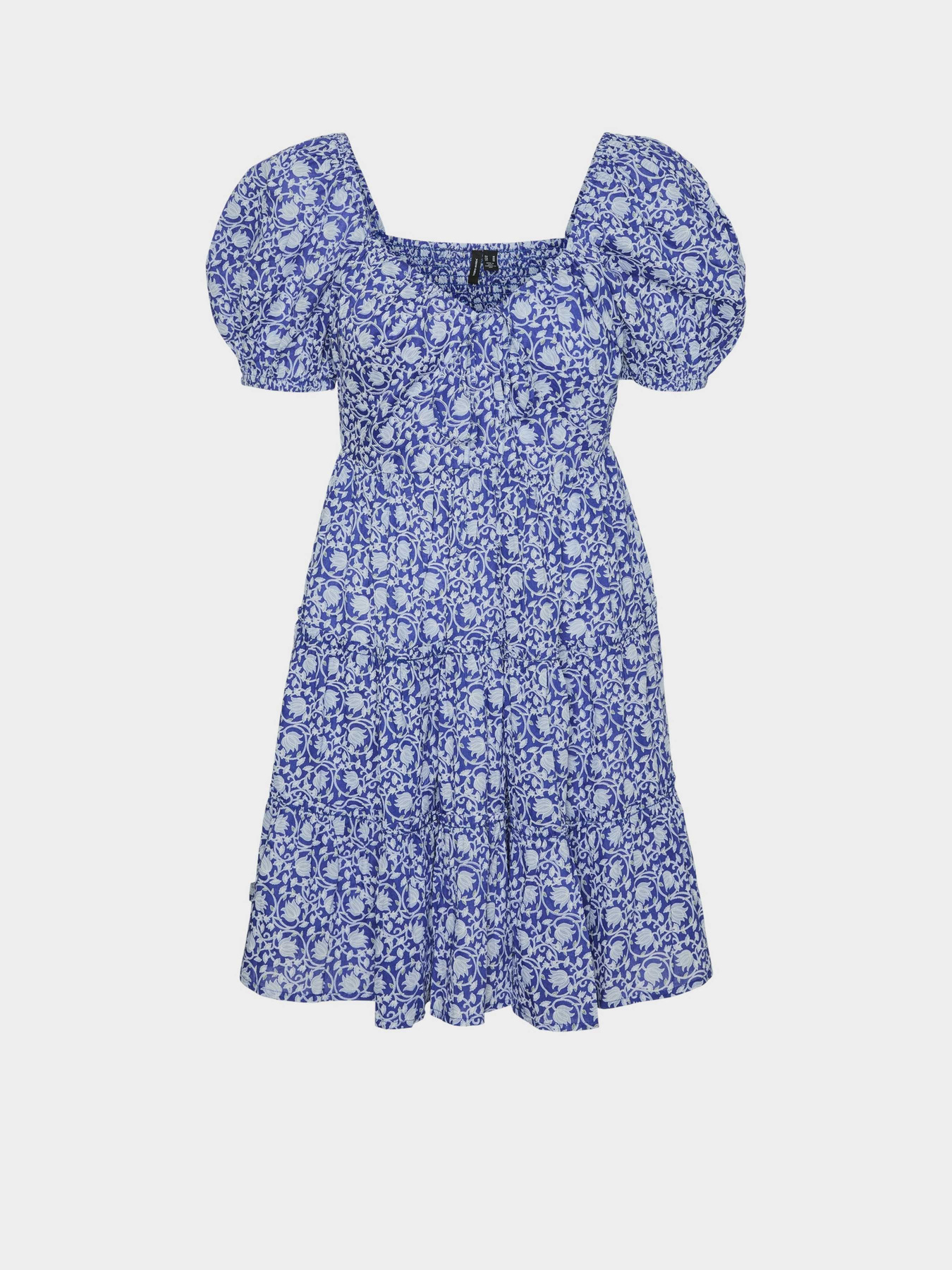 Платья Vero Moda модель 10323902_Dresden Blue FLOWER Платья Vero Moda модель 10323902_Dresden Blue FLOWER Фото
