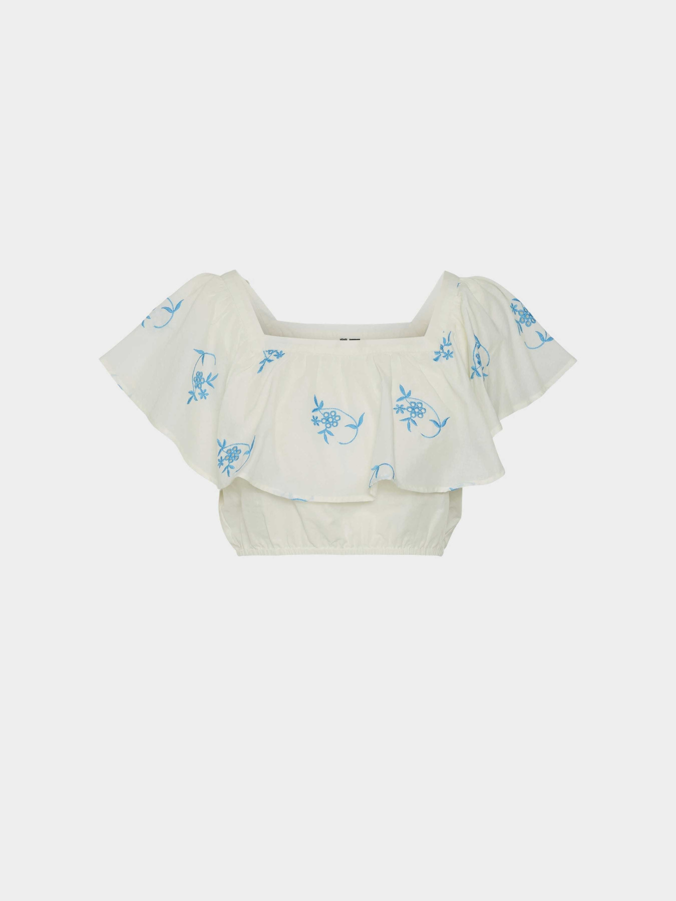 Футболки и поло Vero Moda модель 10324193_Pearled Ivory DRESDEN BLUE Футболки и поло Vero Moda модель 10324193_Pearled Ivory DRESDEN BLUE Фото