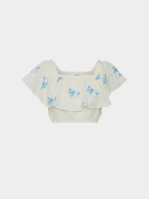 Футболки и поло Vero Moda модель 10324193_Pearled Ivory DRESDEN BLUE Фото