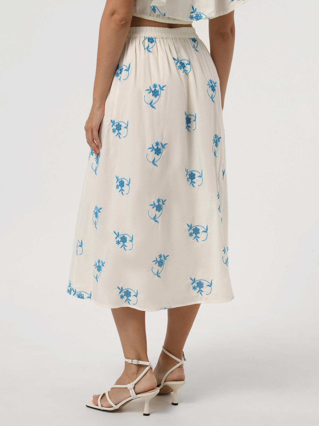 Спідниці Vero Moda модель 10324195_Pearled Ivory DRESDEN BLUE Фото