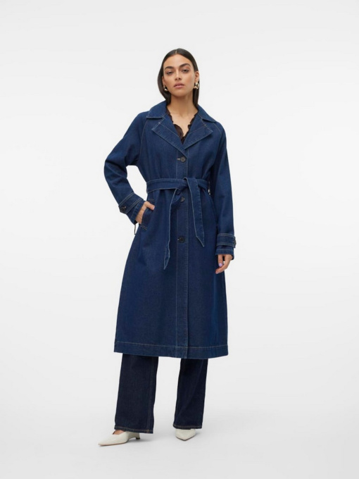 Пальта та плащі Vero Moda модель 10308422_Dark Blue Denim RINSE Фото