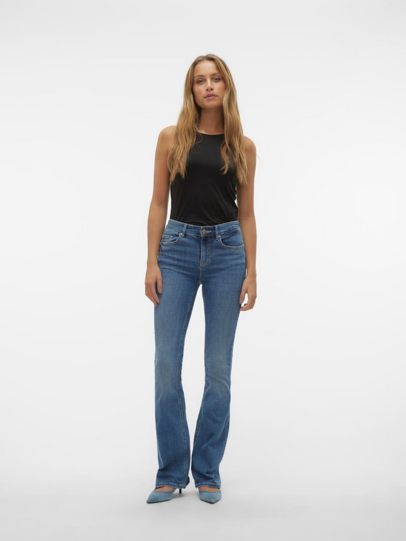 Джинси Vero Moda модель 10302478_Medium Blue Denim Фото