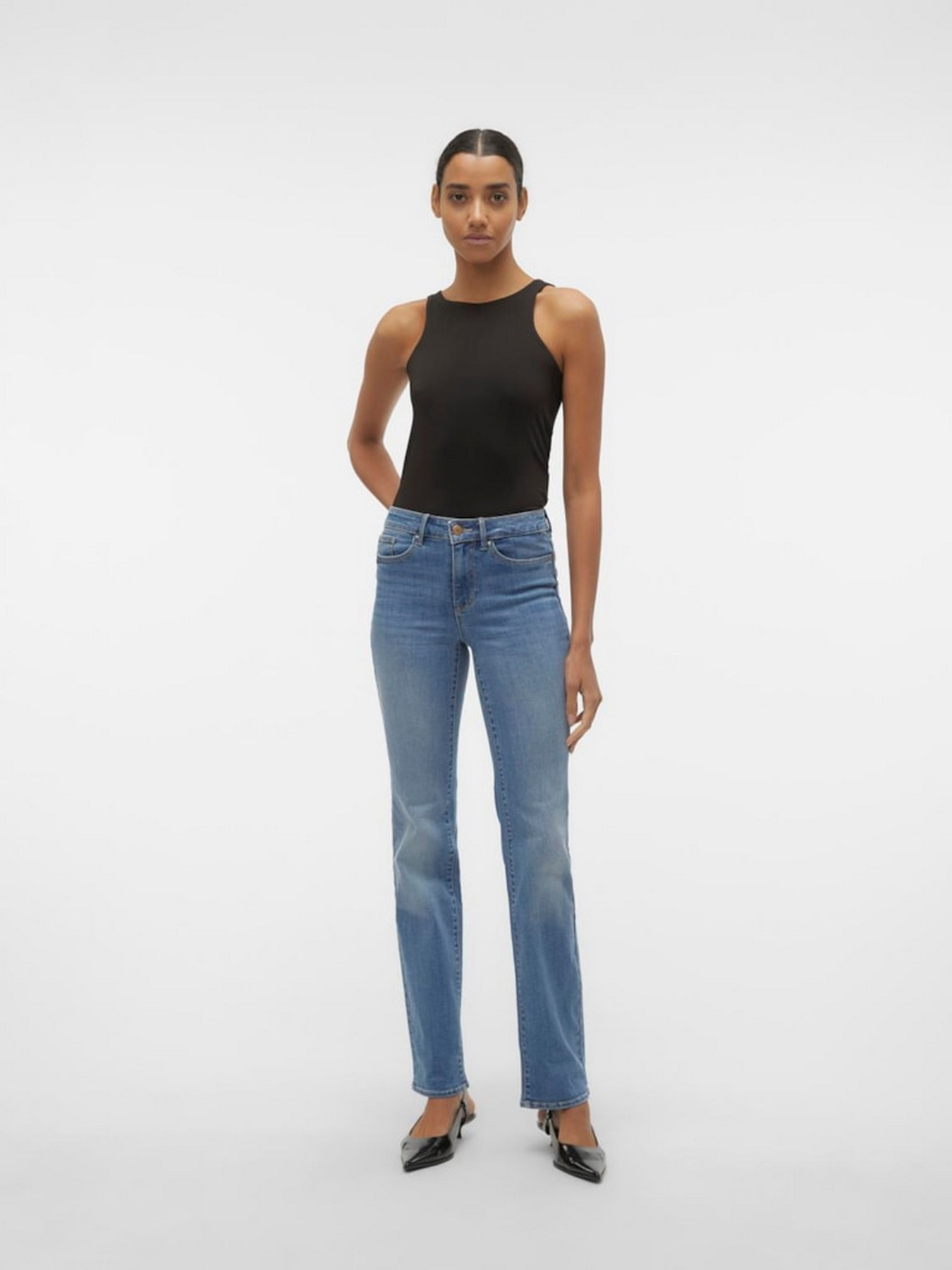 Джинси Vero Moda модель 10306823_Medium Blue Denim Фото