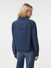 Рубашки Vero Moda модель 10323068_Dark Blue Denim Фото