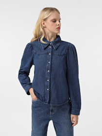 Сорочки Vero Moda модель 10323068_Dark Blue Denim Фото