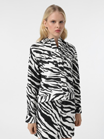 Куртки та дублянки Vero Moda модель 10329029_Bright White BLACK ZEBRA Фото