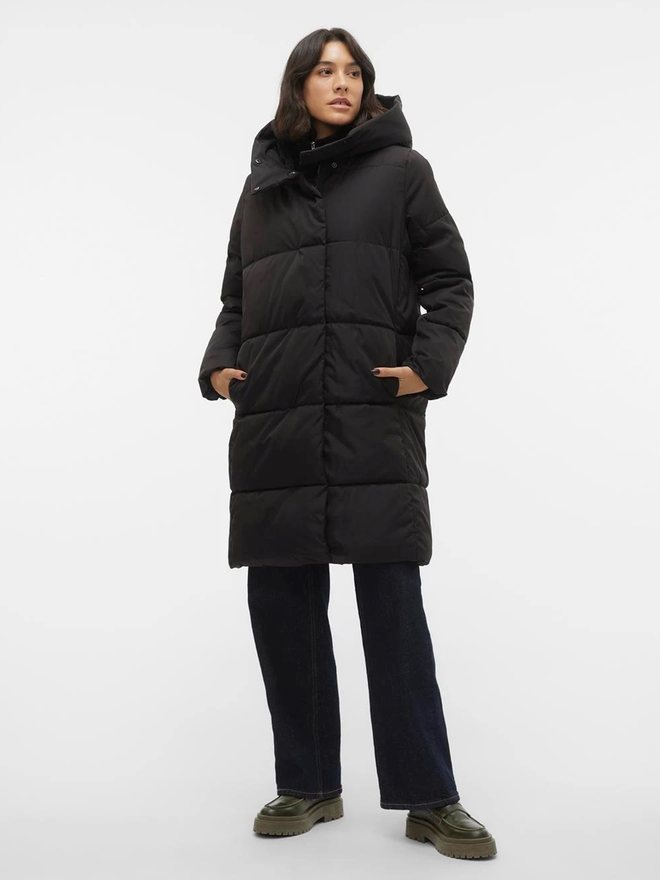 Куртки и дубленки Vero Moda STELLA COAT модель 10300030_Black Фото