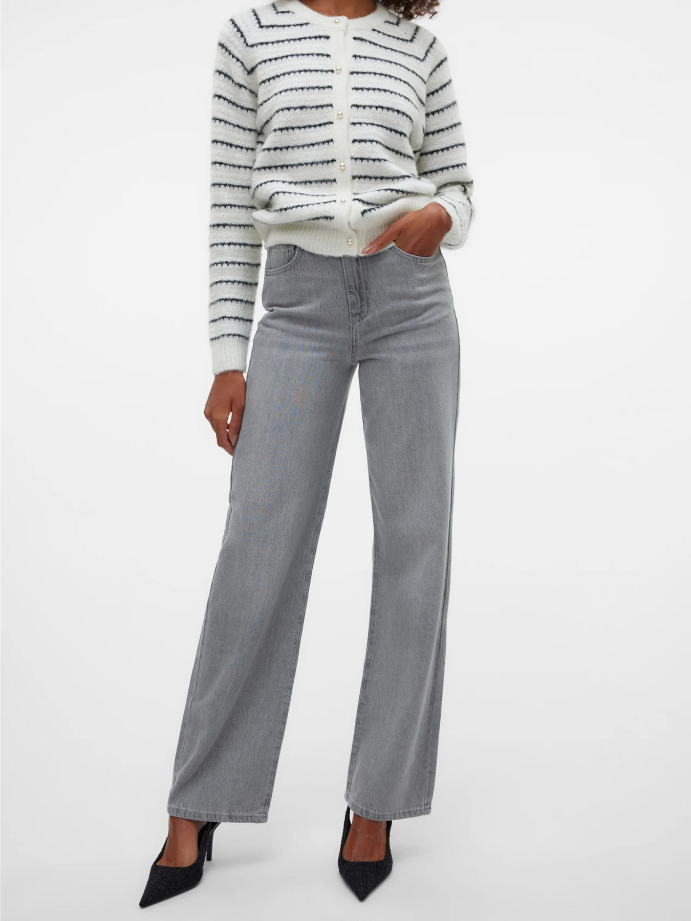 Джинси Vero Moda модель 10316190_Medium Grey Denim Фото