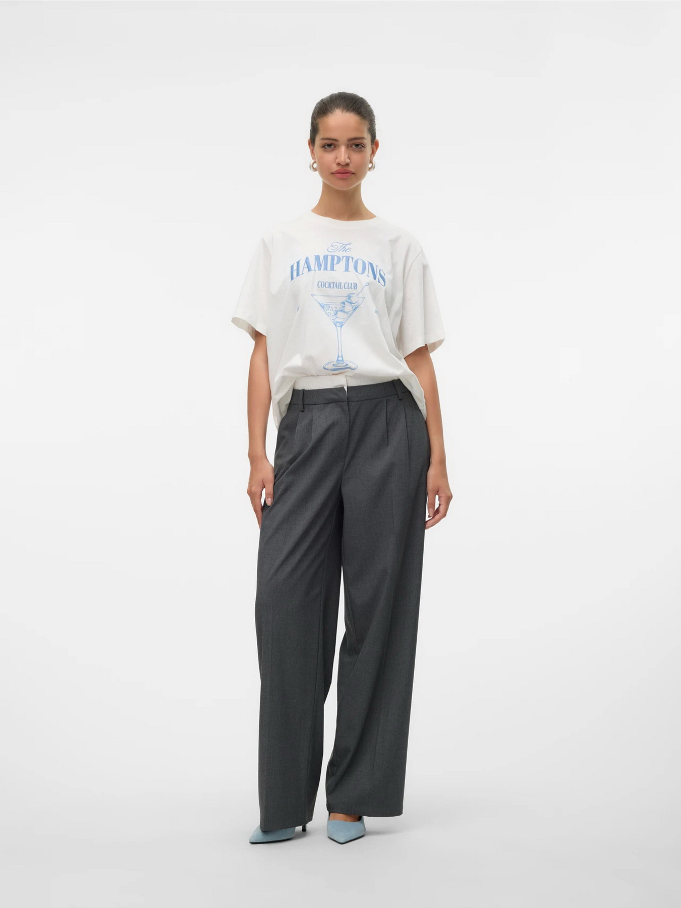 Штани Vero Moda модель 10318578_Dark Grey Melange Фото
