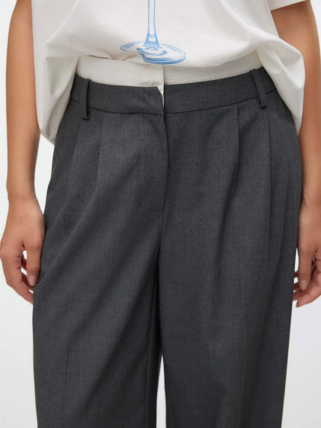 Штани Vero Moda модель 10318578_Dark Grey Melange Фото