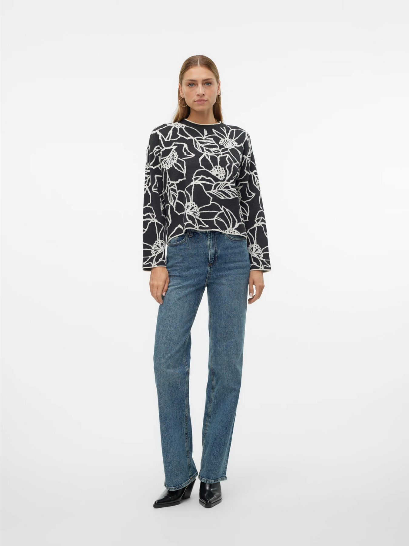 Светри та кардигани Vero Moda модель 10314184_Black W. BIRCH Светри та кардигани Vero Moda модель 10314184_Black W. BIRCH Фото