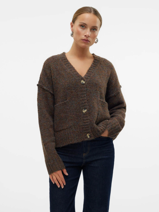 Свитры и кардиганы Vero Moda модель 10314095_Chocolate Torte W. MELANGE Фото