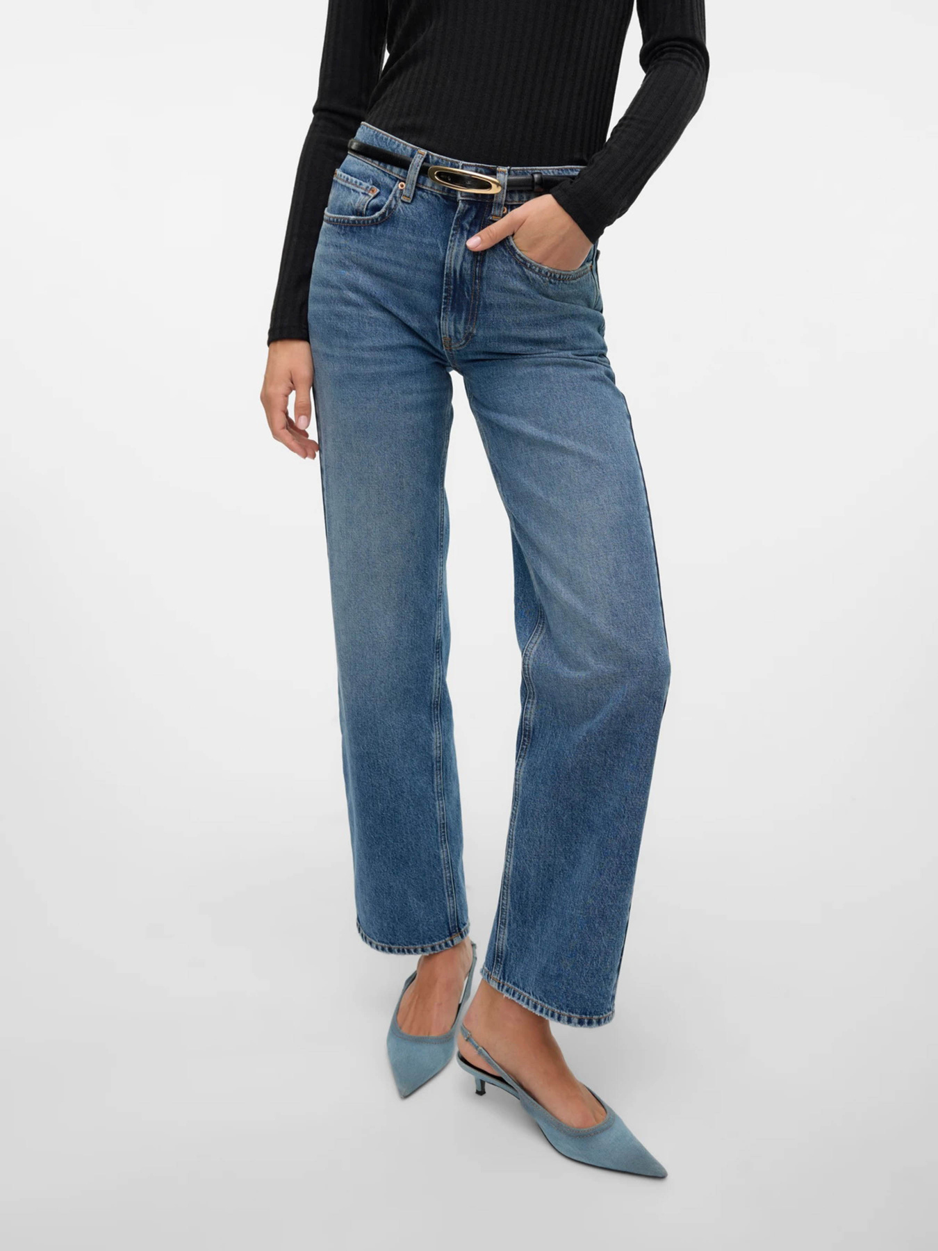 Джинси Vero Moda модель 10319082_Medium Blue Denim Фото