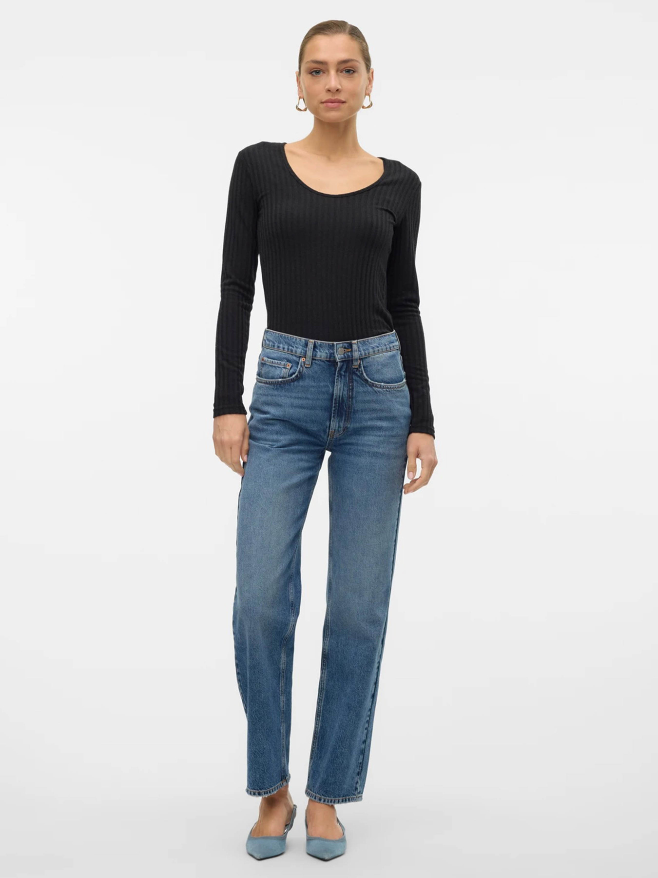Джинси Vero Moda модель 10319082_Medium Blue Denim Фото