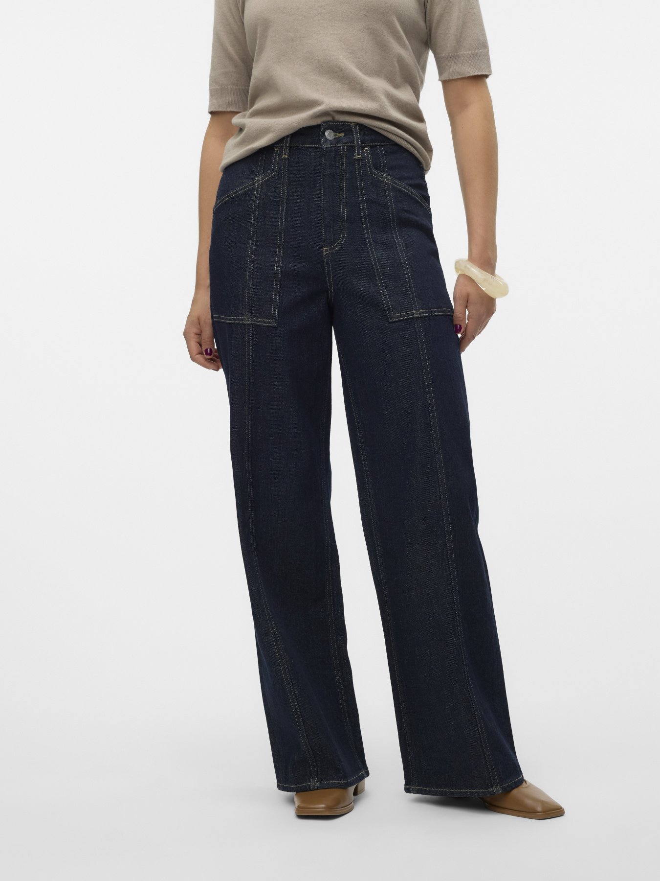 Джинсы Vero Moda модель 10321125_Dark Blue Denim RINSE Фото