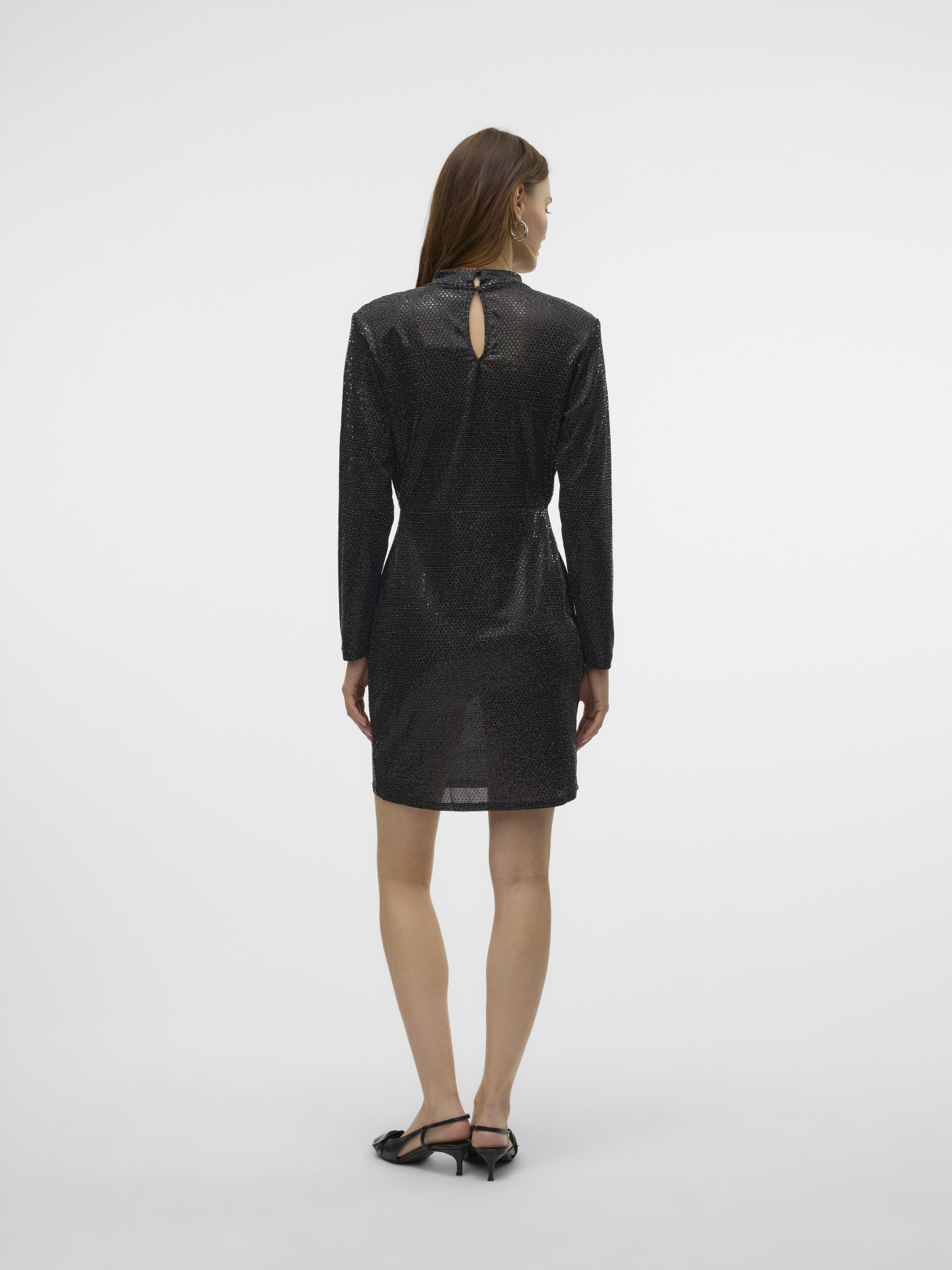 Платья Vero Moda модель 10317040_Black Black sequin dots Фото