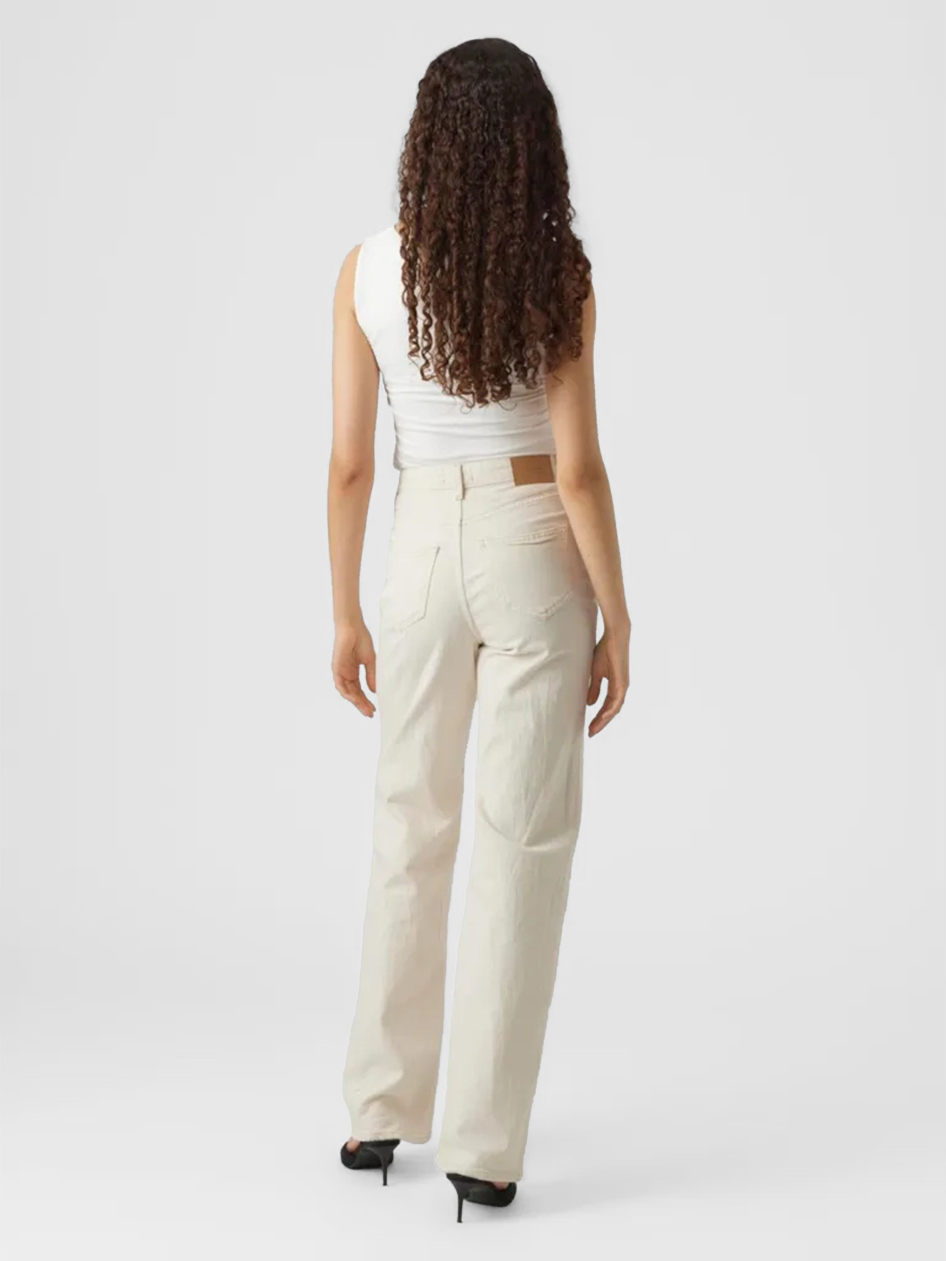 Джинси Vero Moda TESSA HR WIDE JEANS модель 10287303_Ecru Фото
