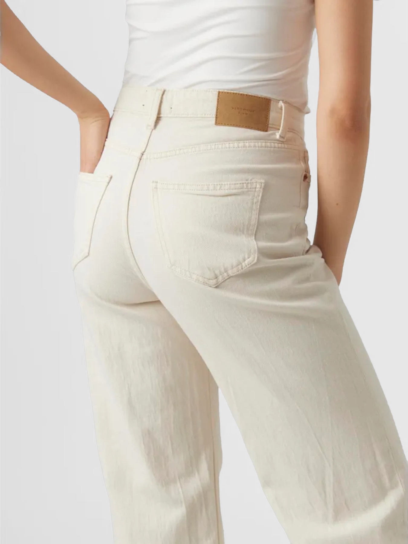 Джинси Vero Moda TESSA HR WIDE JEANS модель 10287303_Ecru Фото