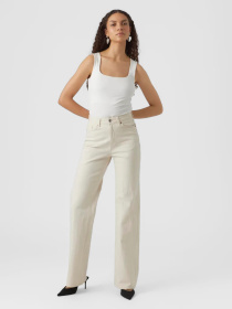 Джинси Vero Moda TESSA HR WIDE JEANS модель 10287303_Ecru Фото