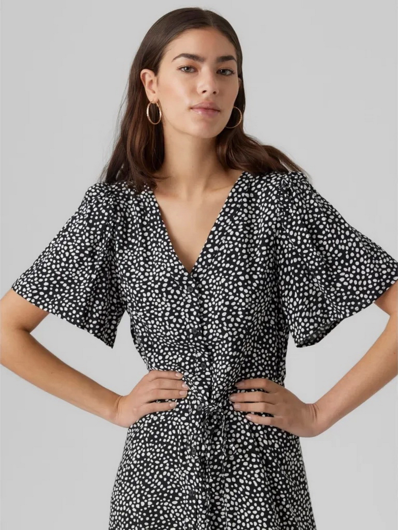 Сукні Vero Moda ALBA SS SHORT DRESS модель 10292845_Black Joey dot Фото