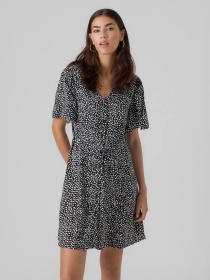 Сукні Vero Moda ALBA SS SHORT DRESS модель 10292845_Black Joey dot Фото