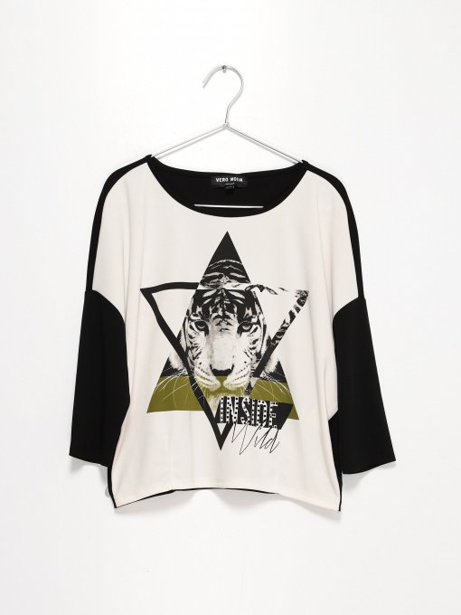 Свитры и кардиганы Vero Moda модель 316324562A06_білий з чорним Фото