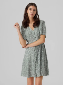 Сукні Vero Moda ALBA SS SHORT DRESS модель 10292845_Laurel Wreath Joey dot Фото