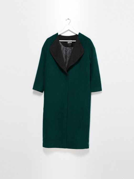 Пальто и плащи Vero Moda модель 316327517041_зелений з т.сірим Фото