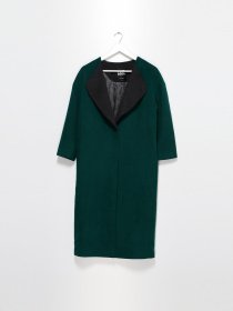 Пальта та плащі Vero Moda модель 316327517041_зелений з т.сірим Фото