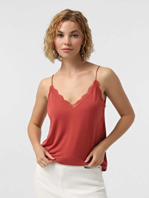 Футболки и поло Vero Moda модель 10324809_Marsala TONE IN TONE LACE Фото