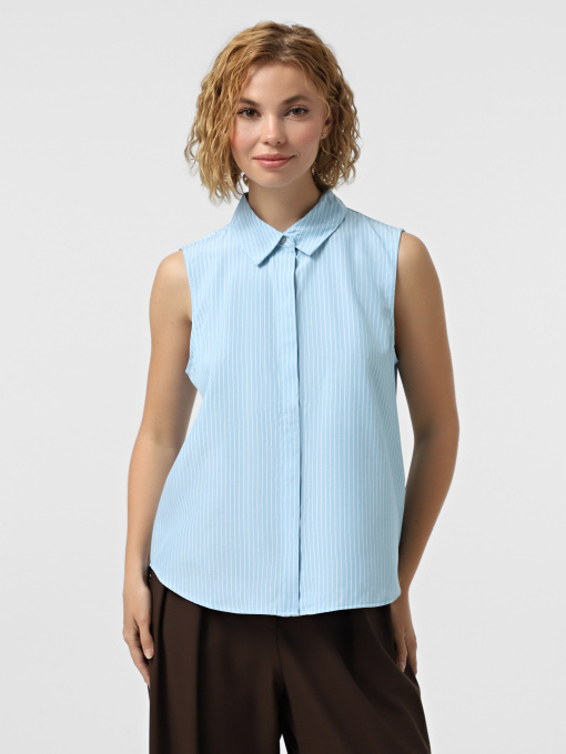 Сорочки Vero Moda модель 10325993_Airy Blue SELMA Bright Whi Фото