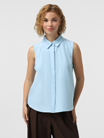 Сорочки Vero Moda модель 10325993_Airy Blue SELMA Bright Whi Фото