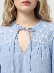 Сорочки Vero Moda модель 10329166_Cashmere Blue Bright White Фото