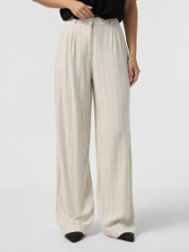 Брюки Vero Moda модель 10322125_Oatmeal GREY PINSTRIPE Фото