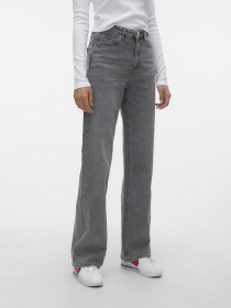 Джинсы Vero Moda TESSA HR WIDE JEANS модель 10287304_Medium Grey Denim Фото