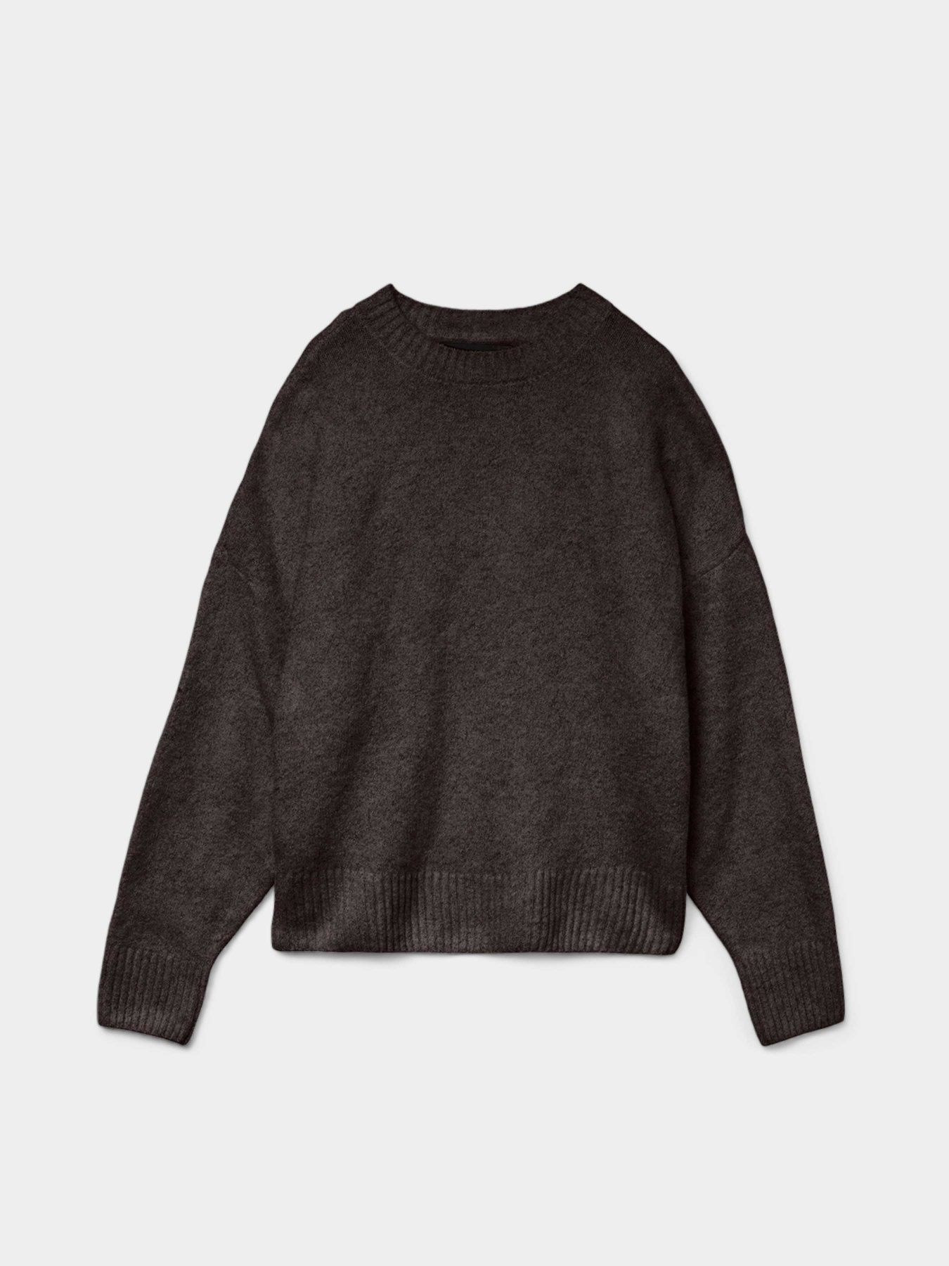 Светри та кардигани Vero Moda BOOM LS O-NECK PULLOVER модель 10320463_Chocolate Torte MELANGE Светри та кардигани Vero Moda BOOM LS O-NECK PULLOVER модель 10320463_Chocolate Torte MELANGE Фото