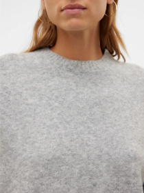 Светри та кардигани Vero Moda BOOM LS O-NECK PULLOVER модель 10320463_Light Grey Melange Фото