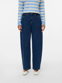 Джинсы Vero Moda ESTELLE HR BARREL JEANS модель 10332234_Dark Blue Denim VI3505 Фото