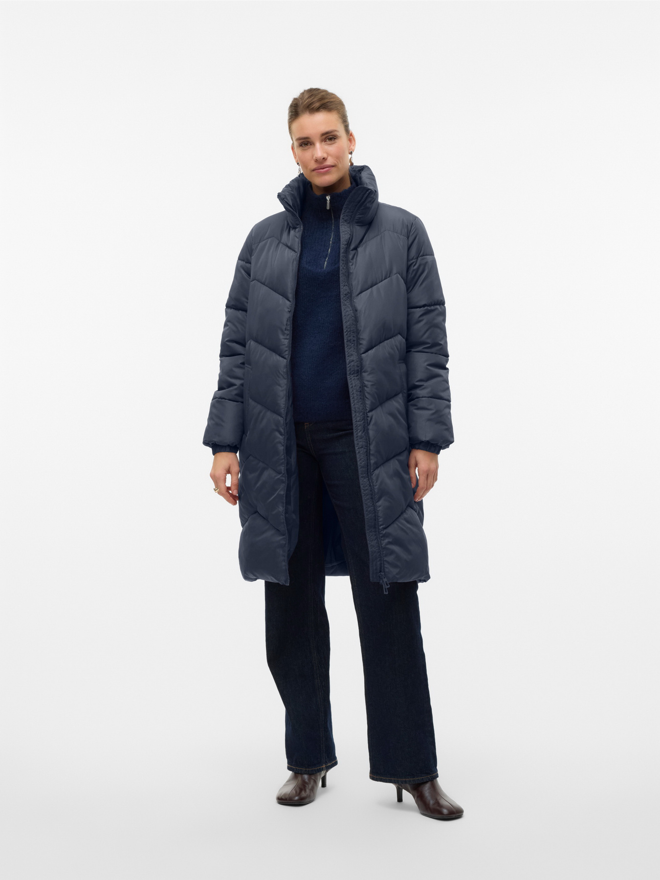 Куртки и дубленки Vero Moda LIGARIO COAT модель 10309840_Navy Blazer Куртки и дубленки Vero Moda LIGARIO COAT модель 10309840_Navy Blazer Фото