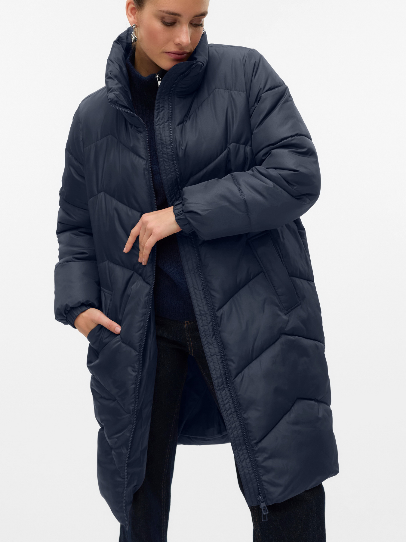 Куртки и дубленки Vero Moda LIGARIO COAT модель 10309840_Navy Blazer Куртки и дубленки Vero Moda LIGARIO COAT модель 10309840_Navy Blazer Фото